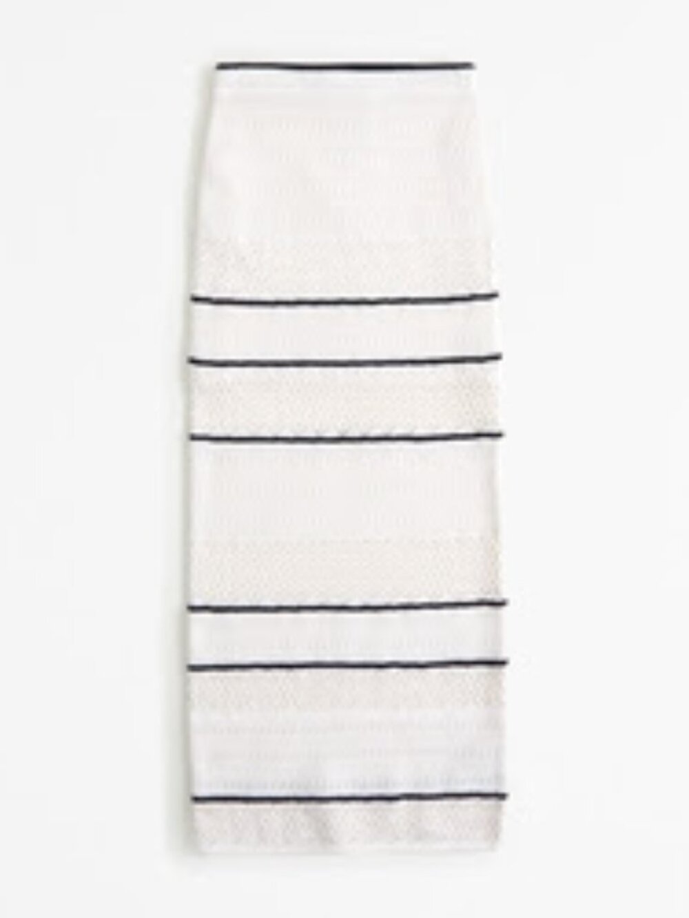 Abercrombie Crochet Maxi Skirt | M Petite | White/Black